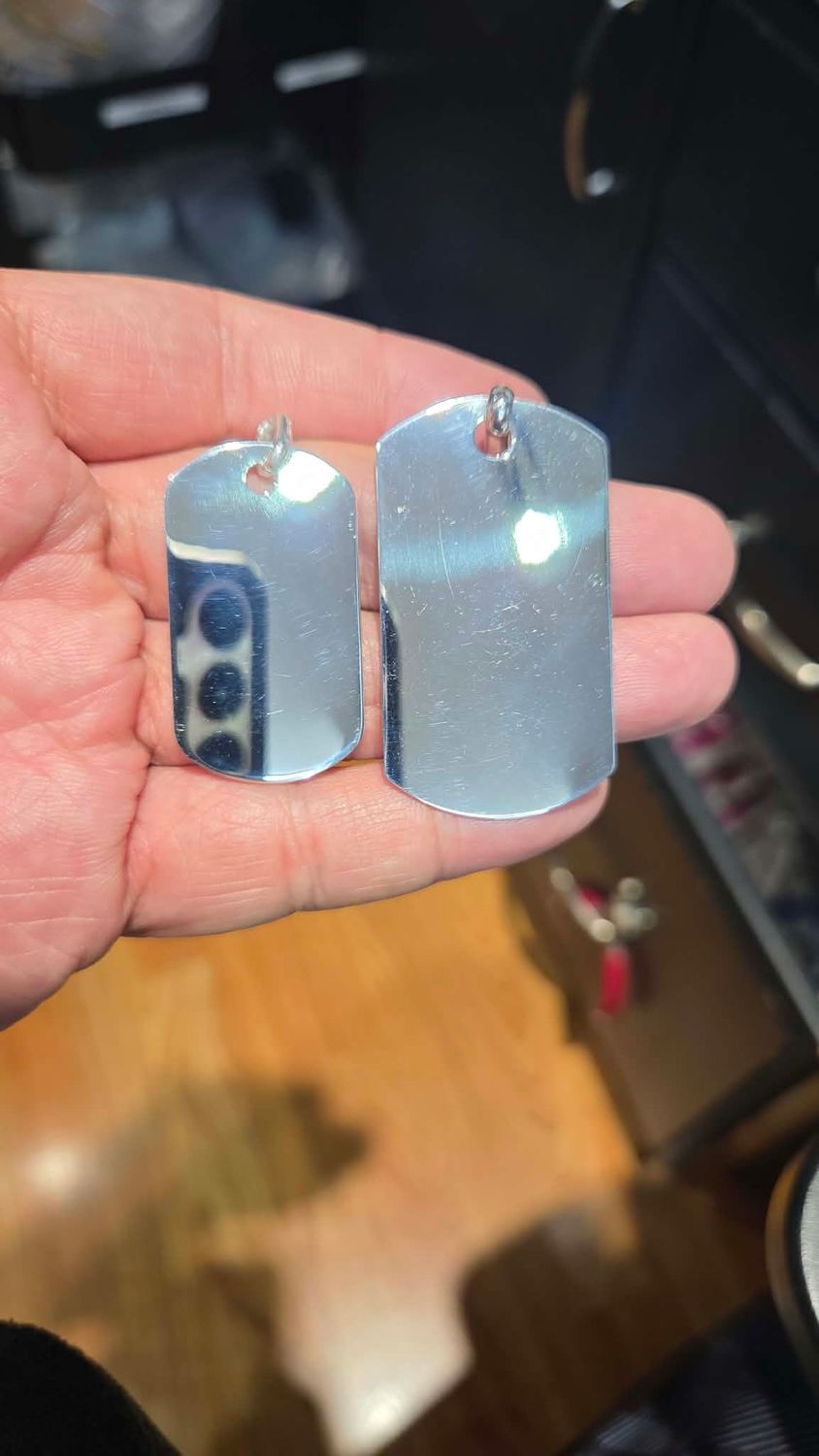 925 STERLING DOG TAGS