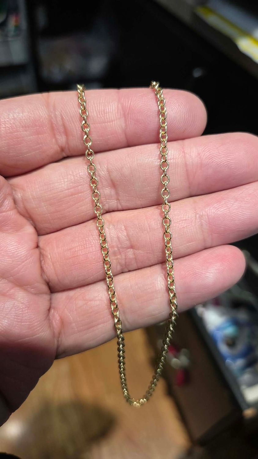 14K 2.7MM CABLE CHAIN