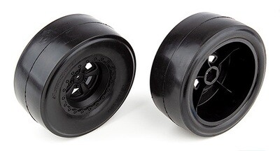 Team Associated DR10 Rear Pre-Mounted Drag Racing Slick Tires (2)