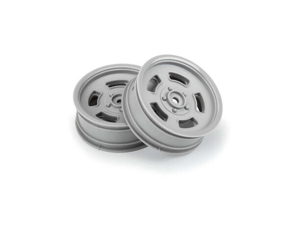 Pro-Line Slot Mag Drag Spec 2.2" Front Drag Racing Wheels (Stone Grey) w/12mm Hex