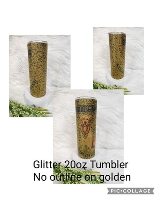 GRLS Glitter Tumbler,  READY TO SHIP (NO PERSONALIZATION)