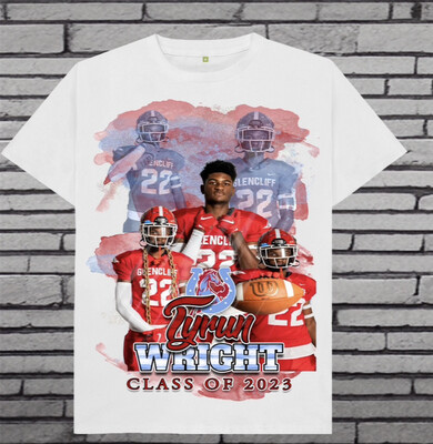 Graduation Center Print Shirts