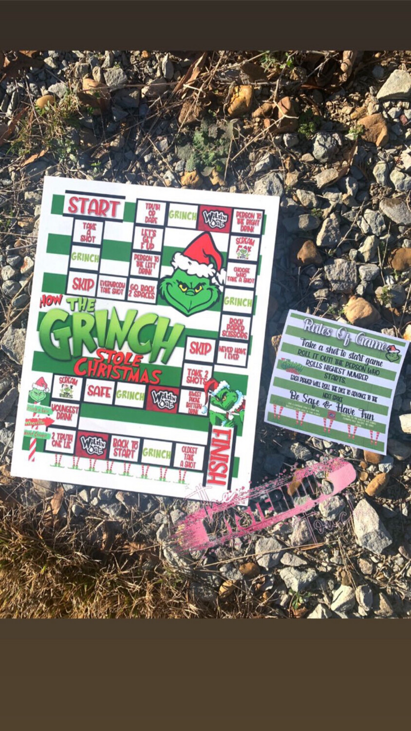 Grinch Game Board