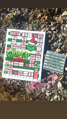 Grinch Game Board