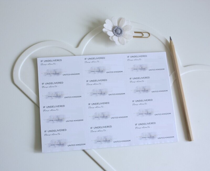 Stickers - Return Address