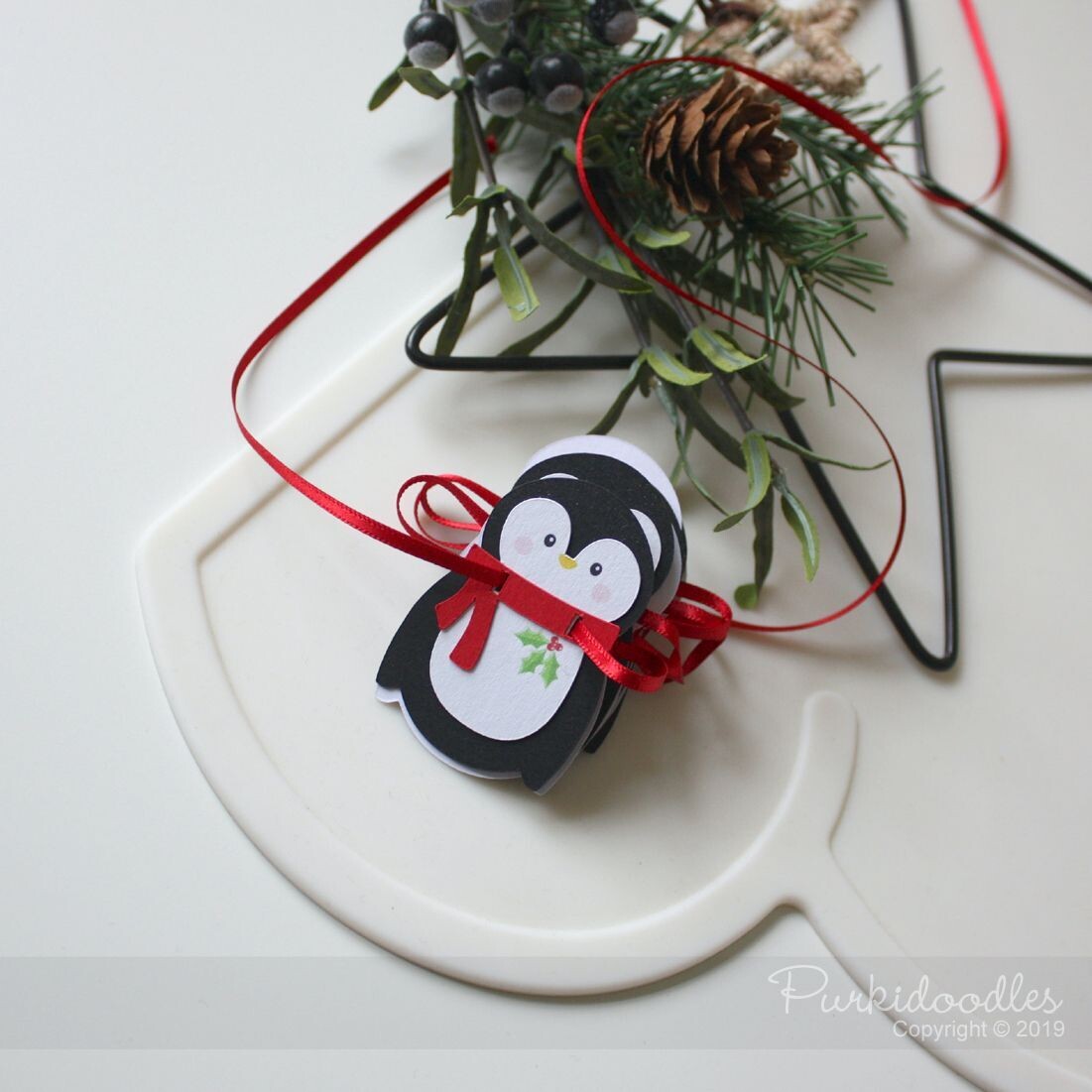 Xmas - Bunting - Penguin