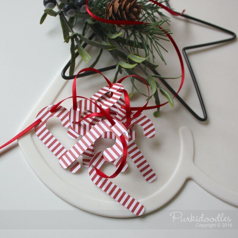 Xmas - Bunting - Candy Cane