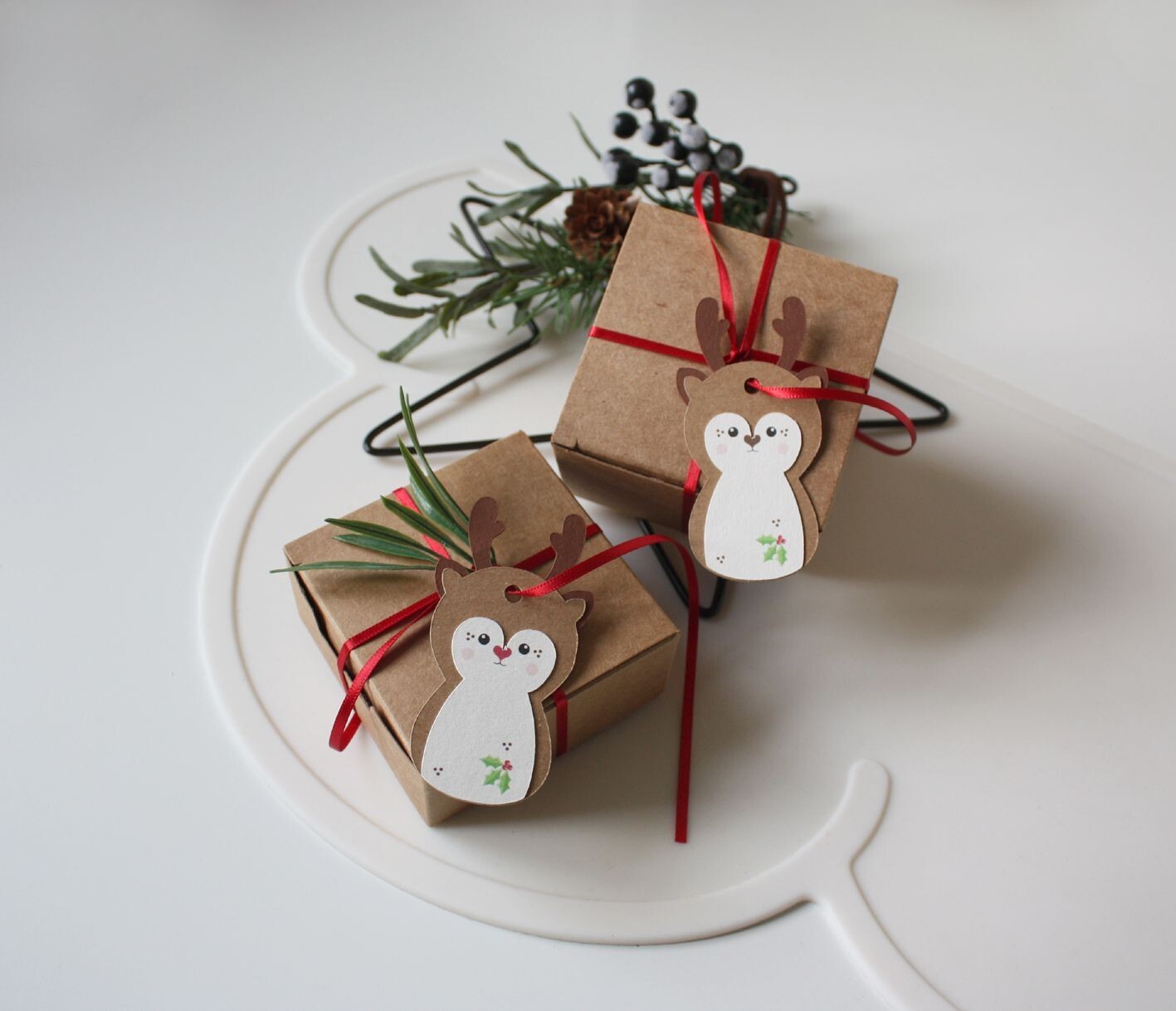 Xmas - Tags - Reindeer