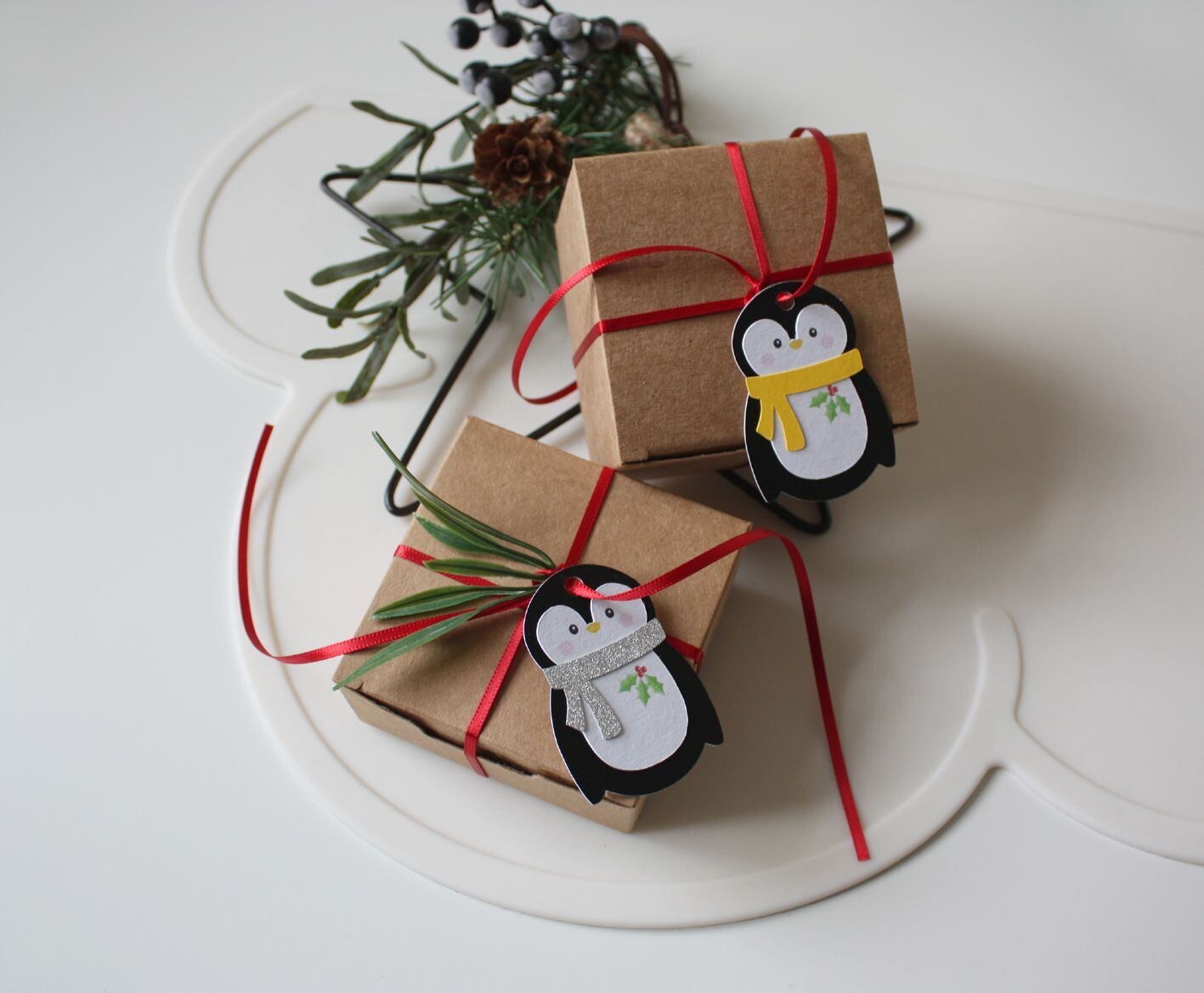 Xmas - Tags - Penguin
