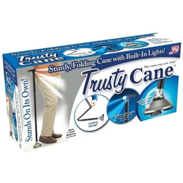Trusty Cane Walking Stick With LED  Light