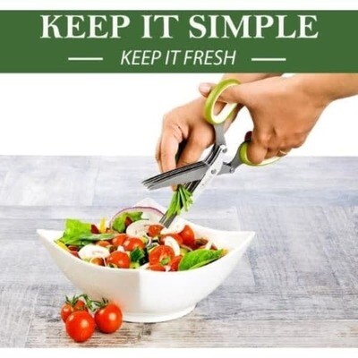 5 Layers Multipurpose Kitchen Scissors Vegetable Slicer