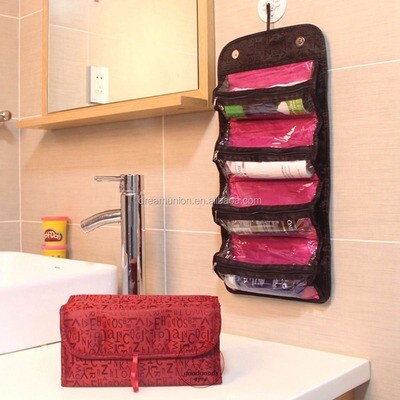 Roll and Go Foldable Toiletry Bag