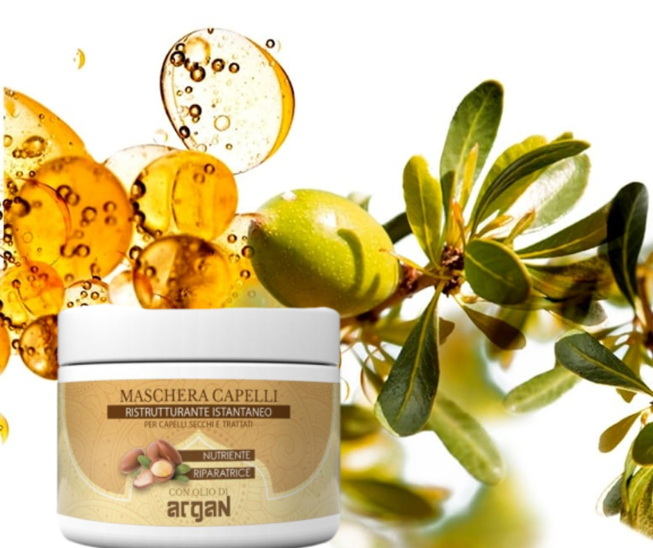 MASCHERA PER CAPELLI ALL&#39;ARGAN 500 ML (Nuova Formula)