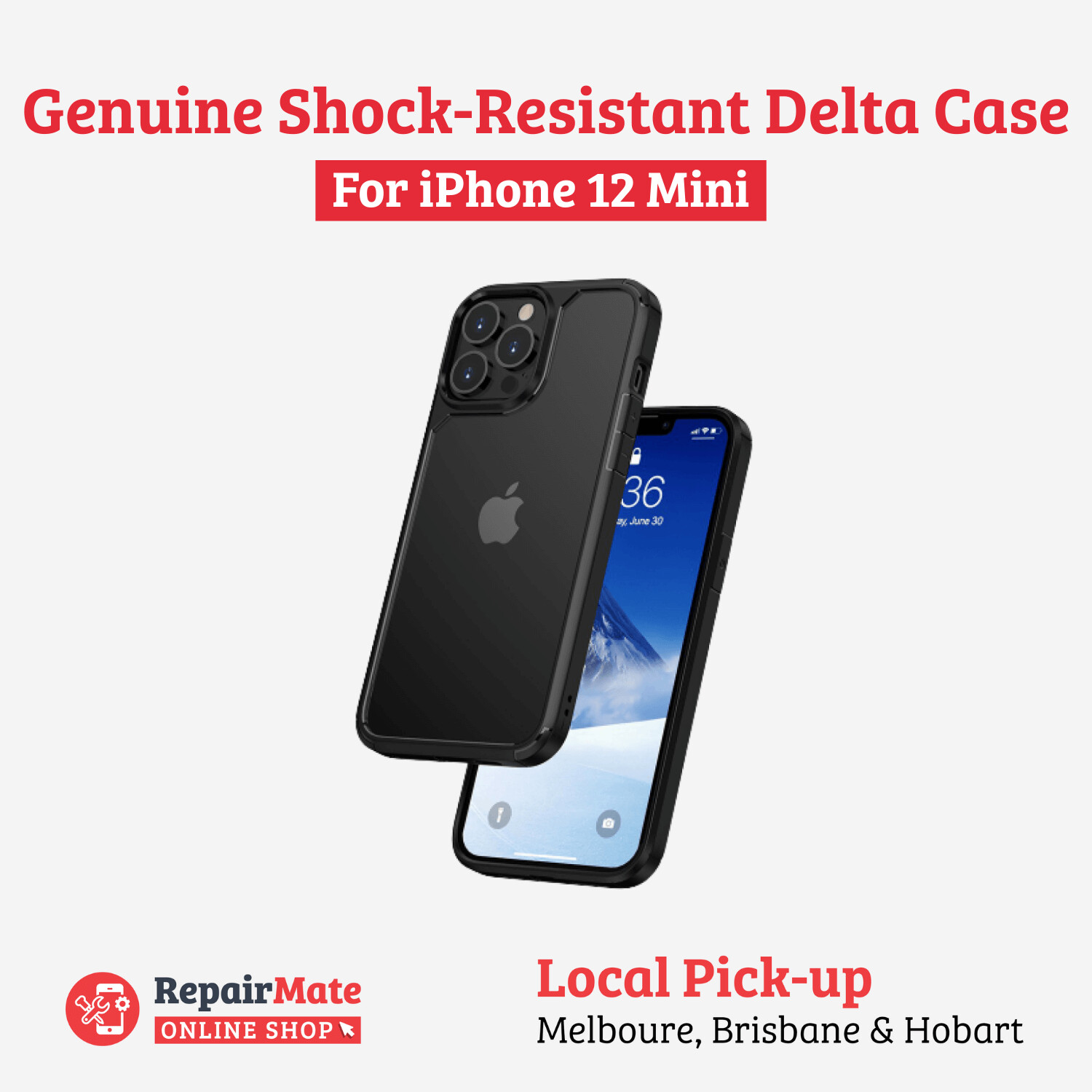 iPhone 12 Mini Genuine Shock-Resistant Delta Case