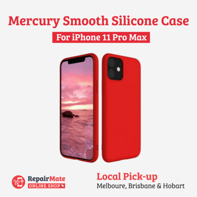 iPhone 11 Pro Max Mercury Smooth Silicone Case iPhone 11 Pro Max Mercury Smooth Silicone Case