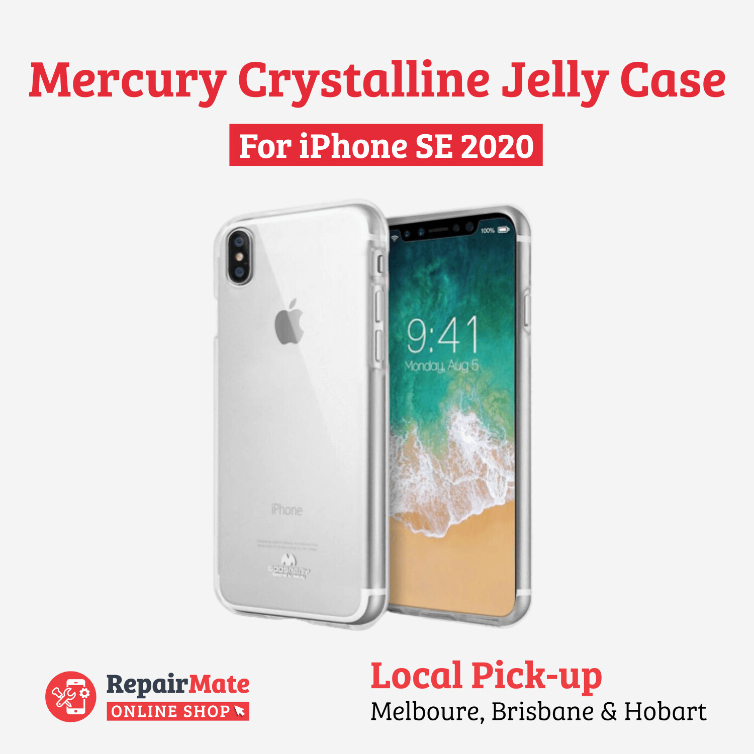iPhone SE (2020) Mercury Crystalline Jelly Case Cover