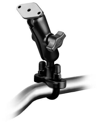 RAM Handlebar Rail Mount with Zinc Coated U-Bolt Base for Rails from 0.5 RAM Handlebar Rail Mount with Zinc Coated U-Bolt Base for Rails from 0.5