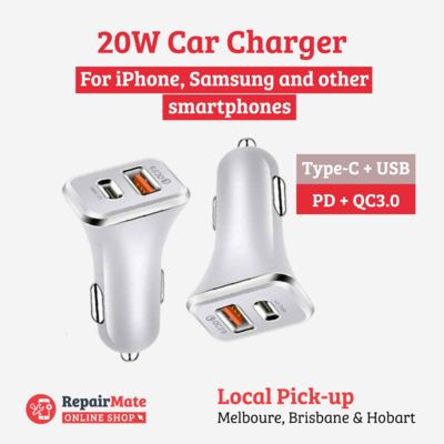 20W Premium PD Fast Car Charger