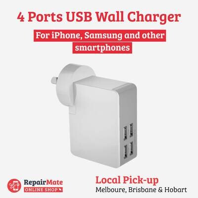 4 Ports Premium USB Wall Charger Adapter for your Smartphone 4 Ports Premium USB Wall Charger Adapter for your Smartphone
