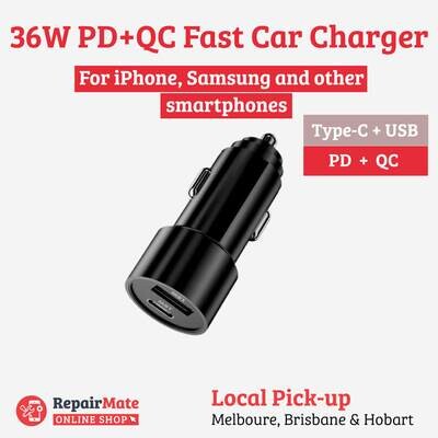 36W Premium PD+QC Fast Car Charger