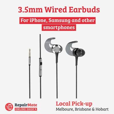 3.5mm Premium Wired Earbuds Earphones with Mic