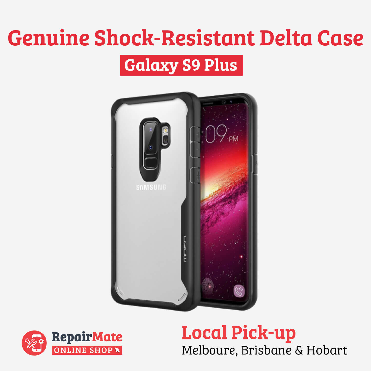 Samsung Galaxy S9 Plus Genuine Shock-Resistant Delta Case