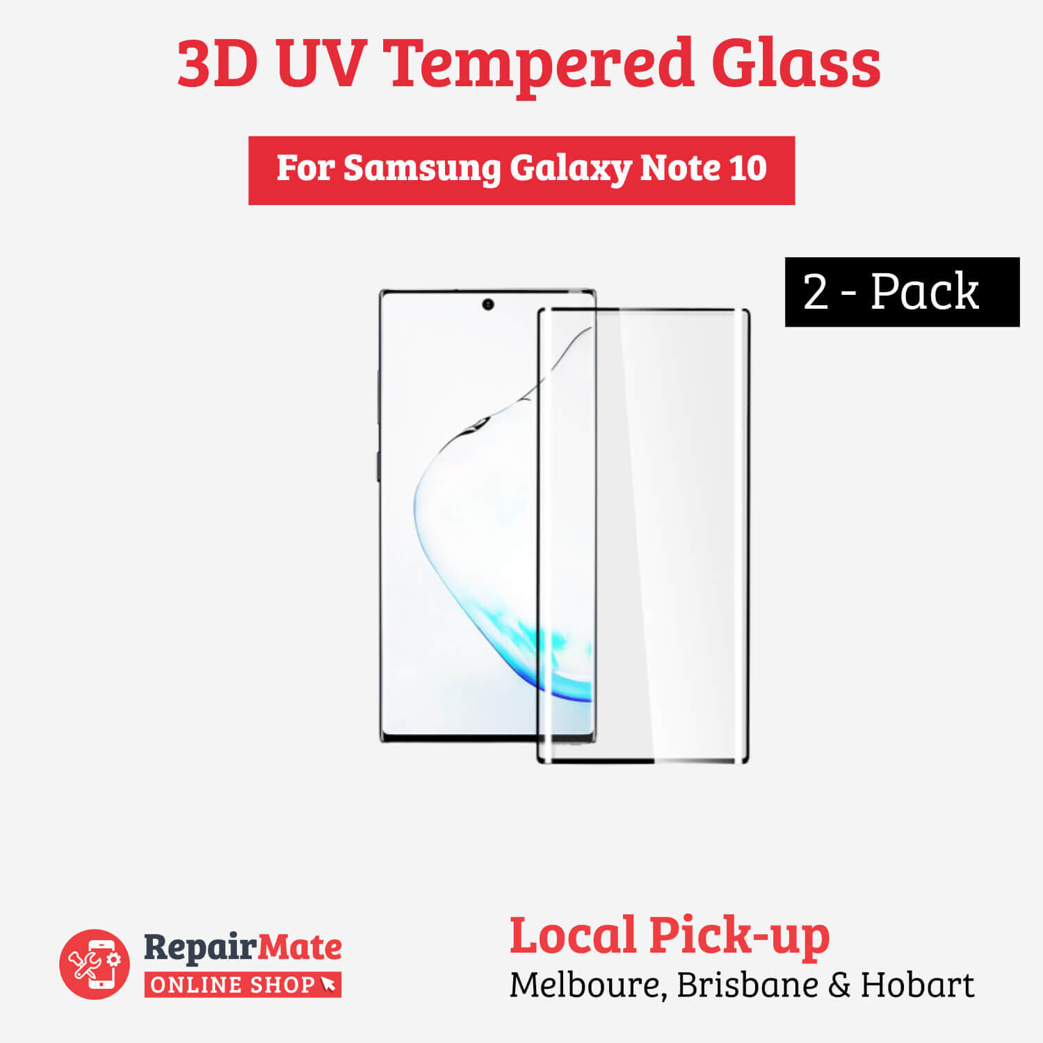 Samsung Galaxy Note 10 3D UV Tempered Glass