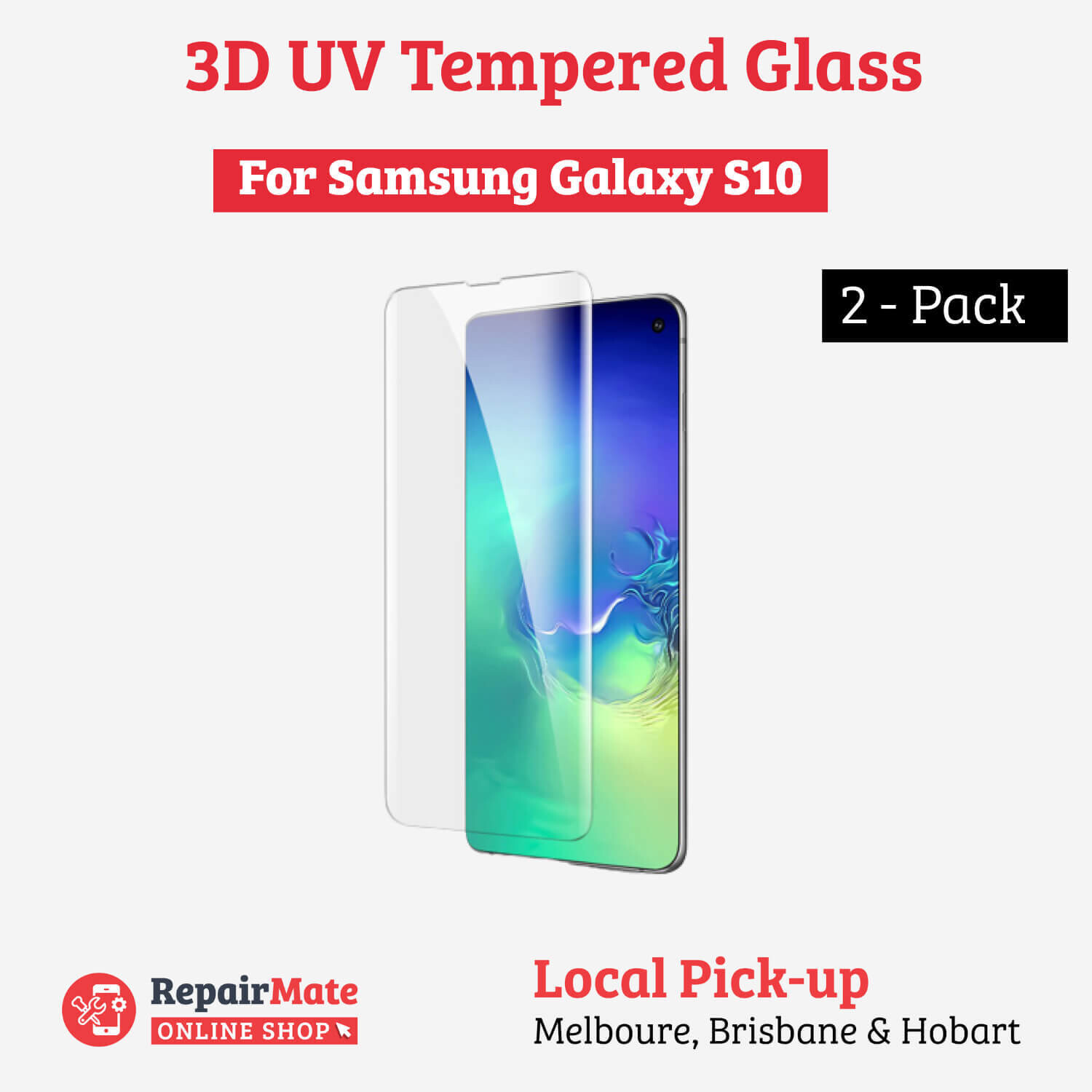 Samsung Galaxy S10 3D UV Tempered Glass