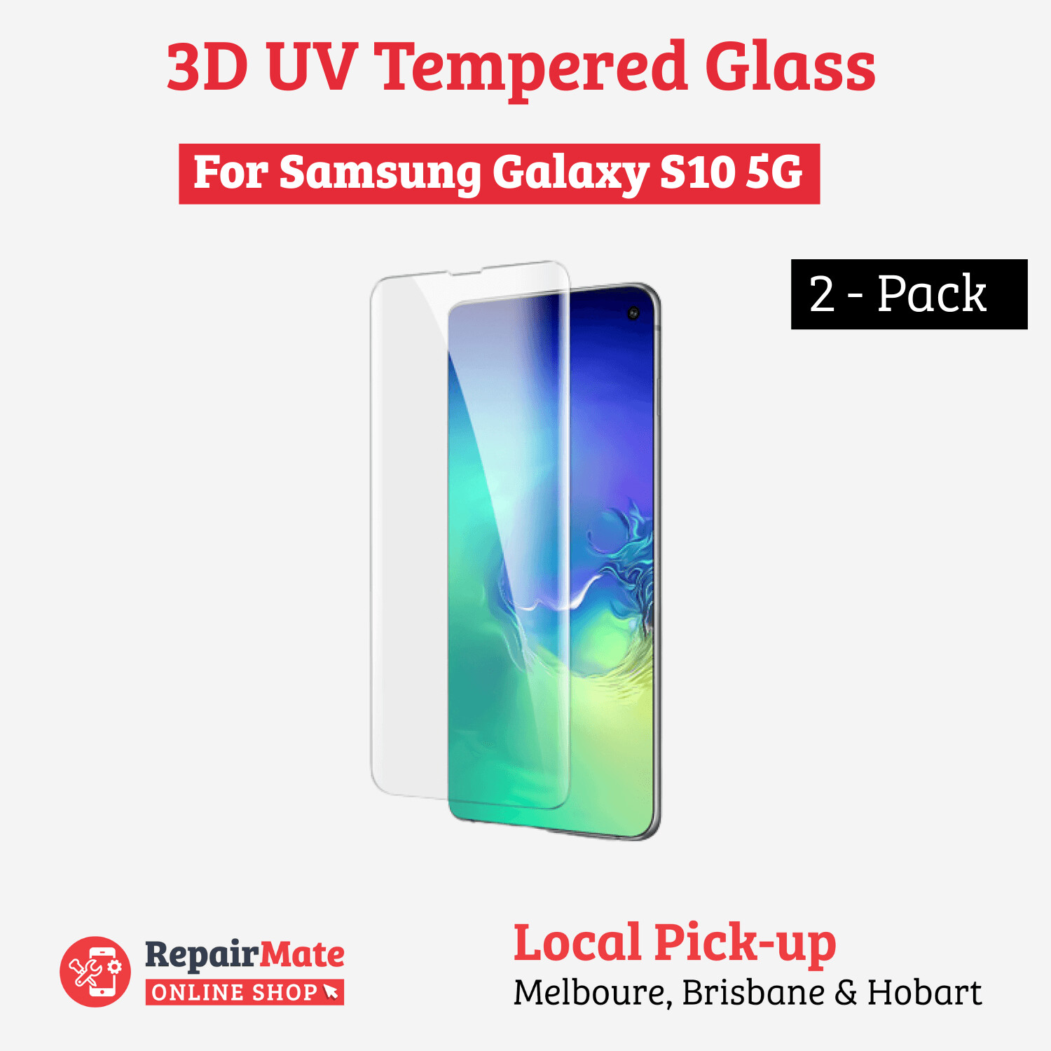 Samsung Galaxy S10 5G 3D UV Tempered Glass