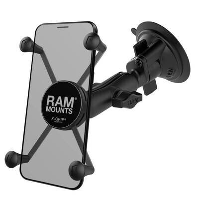 RAM® X-Grip® Large Phone Mount with RAM® Twist-Lock™ Suction Cup Base RAM® X-Grip® Large Phone Mount with RAM® Twist-Lock™ Suction Cup Base
