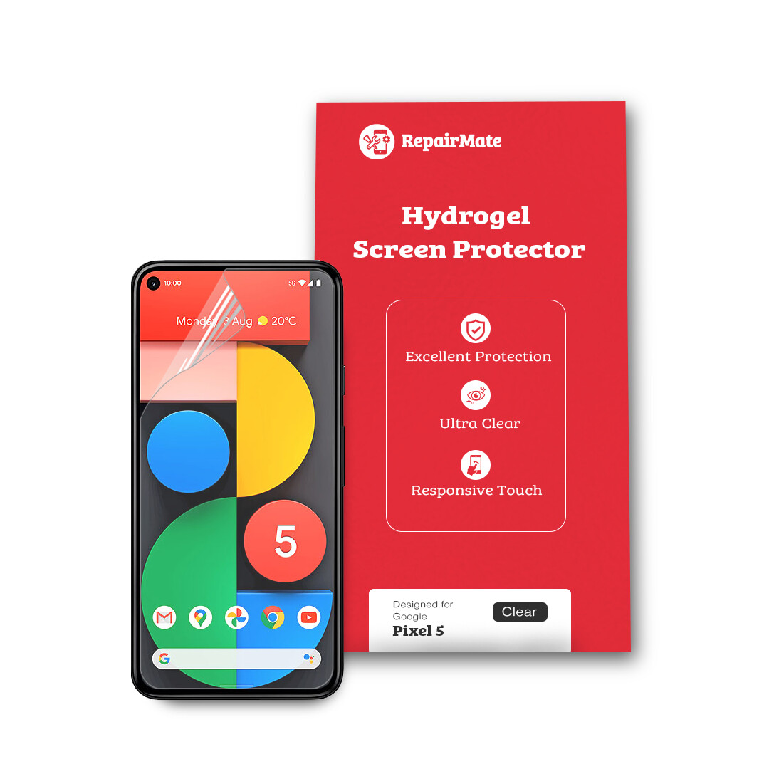 Google Pixel 5 Premium Hydrogel Screen Protector [2 Pack]