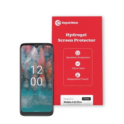 Nokia C12 Pro Premium Hydrogel Screen Protector [2 Pack]