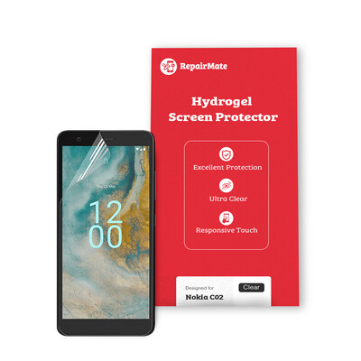 Nokia C02 Premium Hydrogel Screen Protector [2 Pack]