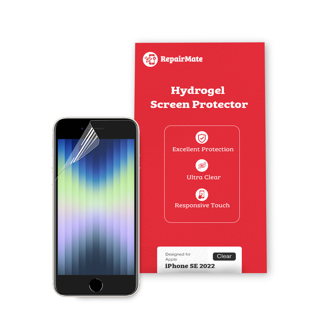 iPhone SE 2022 Premium Hydrogel Screen Protector [2 Pack]