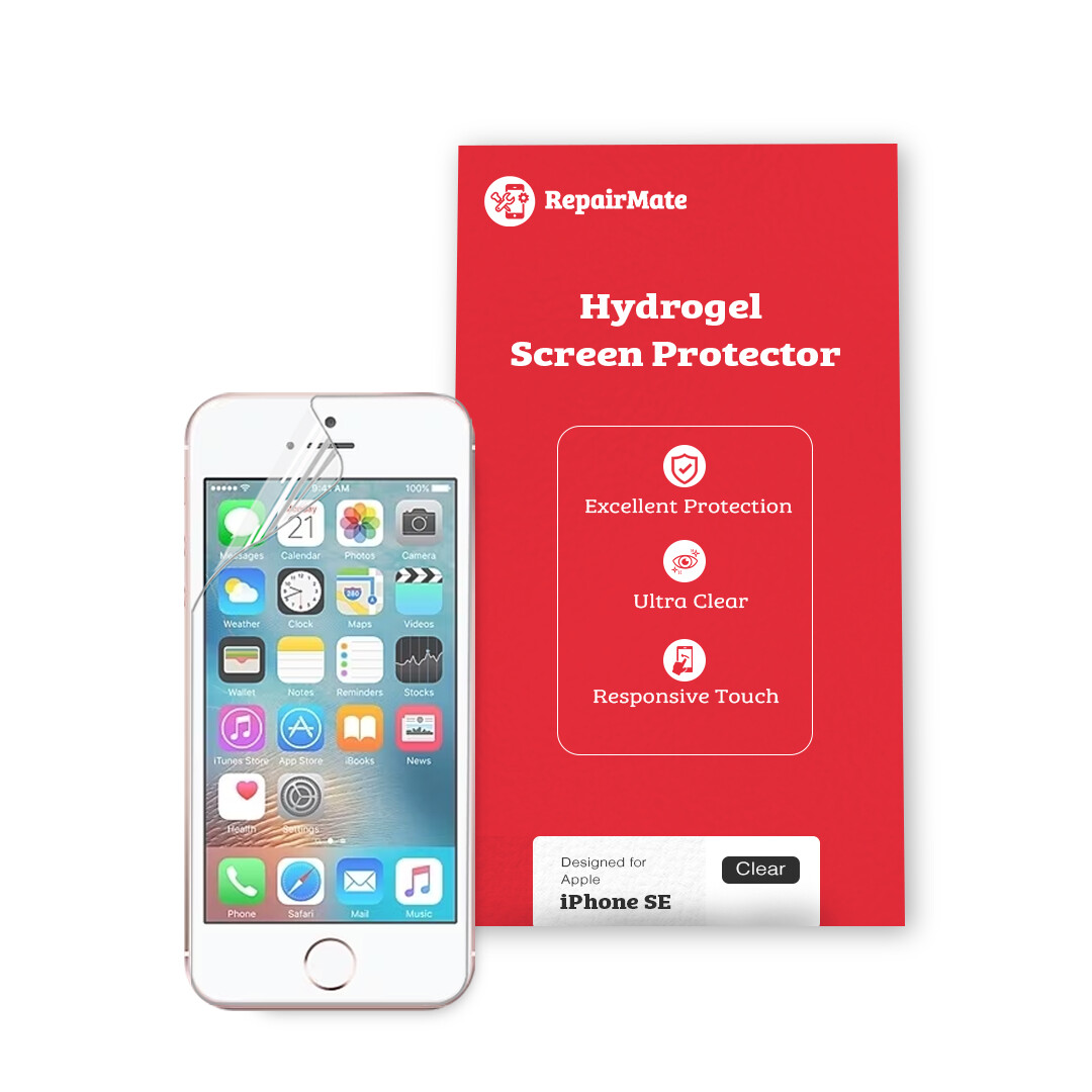 iPhone SE Premium Hydrogel Screen Protector [2 Pack]