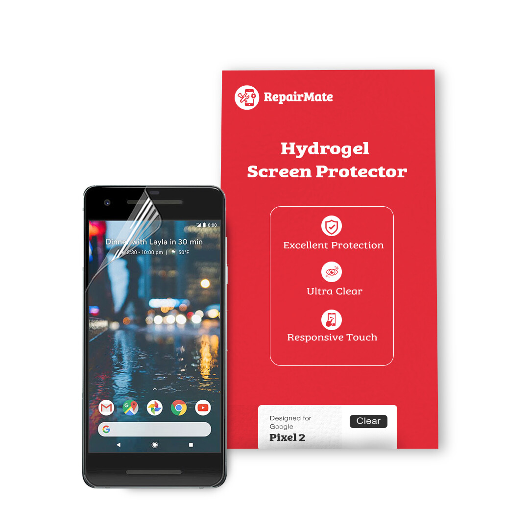 Google Pixel 2 Premium Hydrogel Screen Protector [2 Pack]