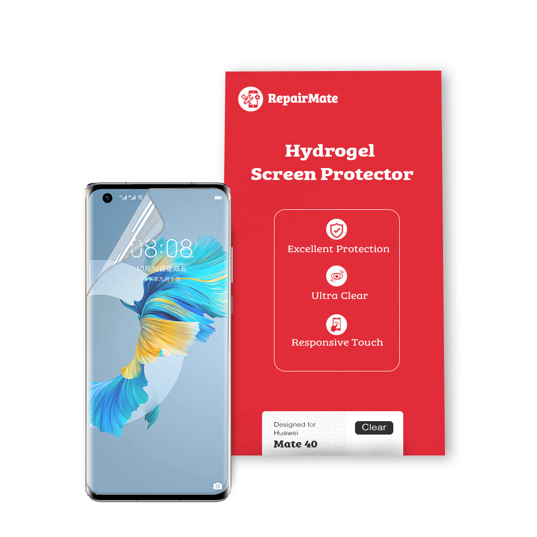 Huawei Mate 40 Premium Hydrogel Screen Protector [2 Pack]