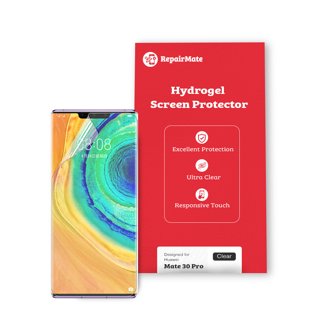Huawei Mate 30 Pro Premium Hydrogel Screen Protector [2 Pack]