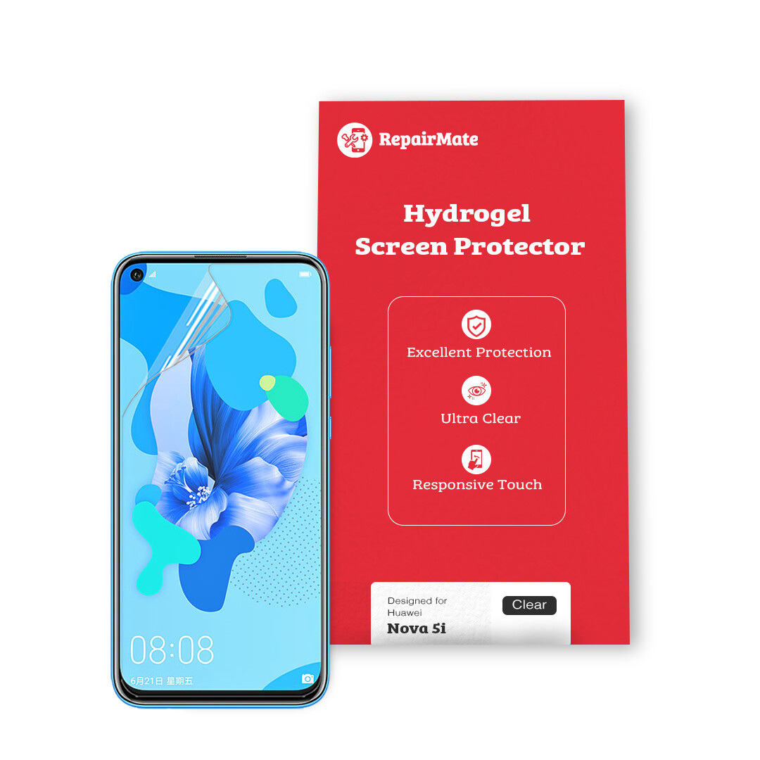 Huawei Nova 5i Premium Hydrogel Screen Protector [2 Pack]