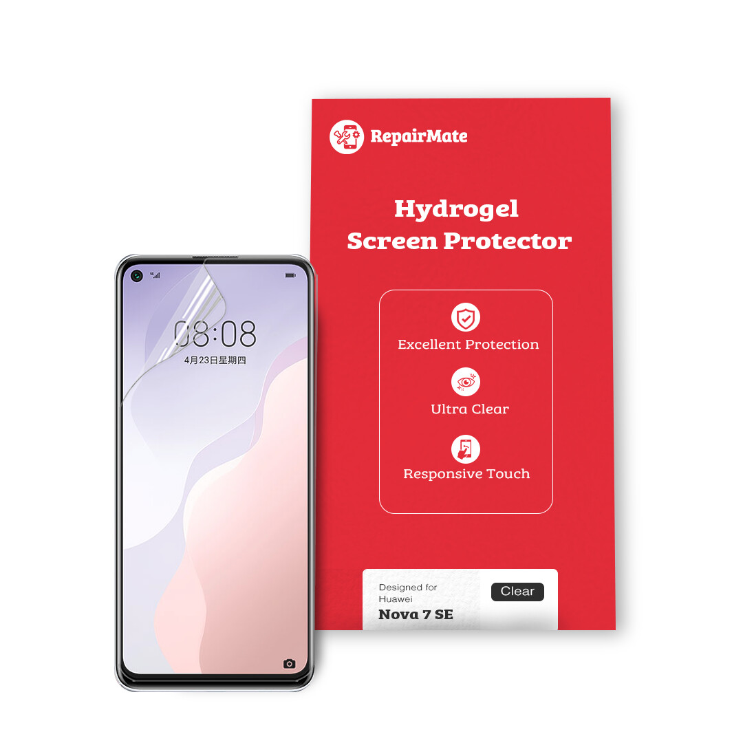 Huawei Nova 7 SE Premium Hydrogel Screen Protector [2 Pack]