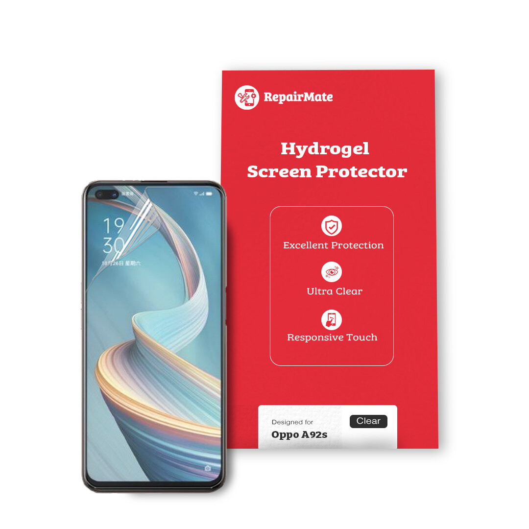 Oppo A92s Premium Hydrogel Screen Protector [2 Pack]