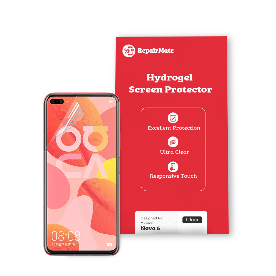 Huawei Nova 6 Premium Hydrogel Screen Protector [2 Pack]