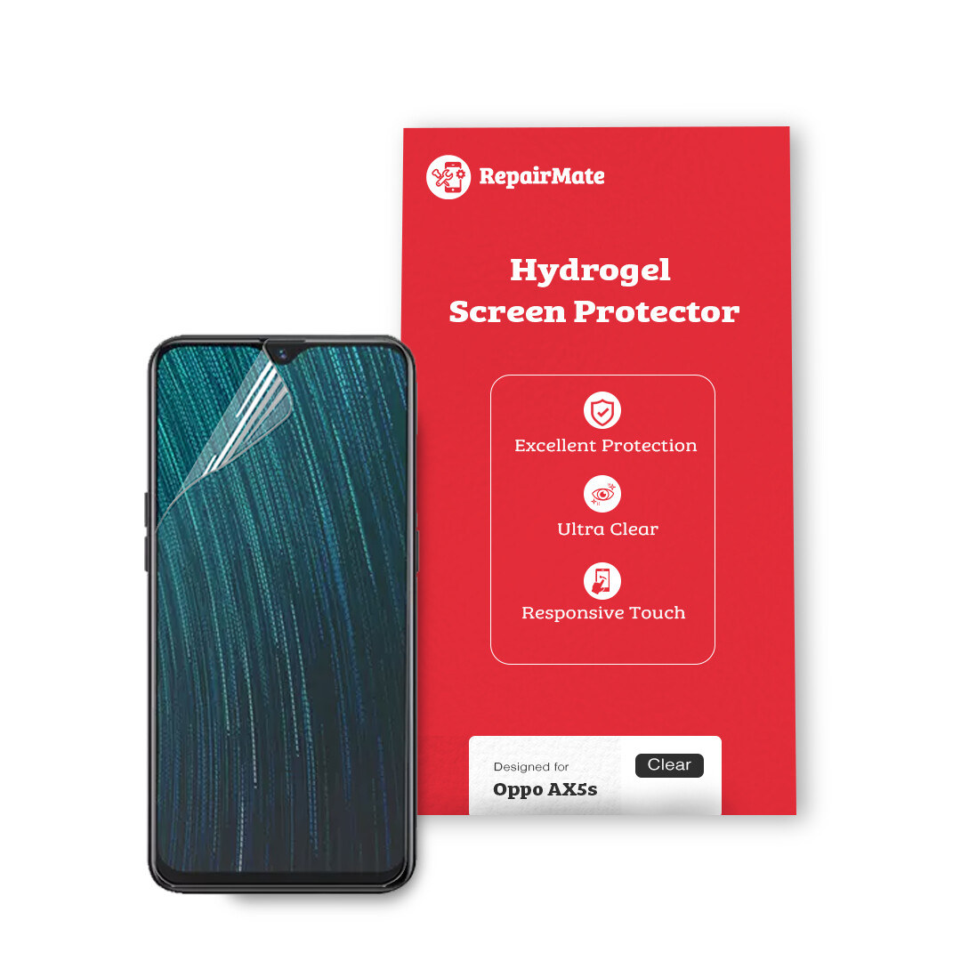 Oppo AX5s Premium Hydrogel Screen Protector [2 Pack]