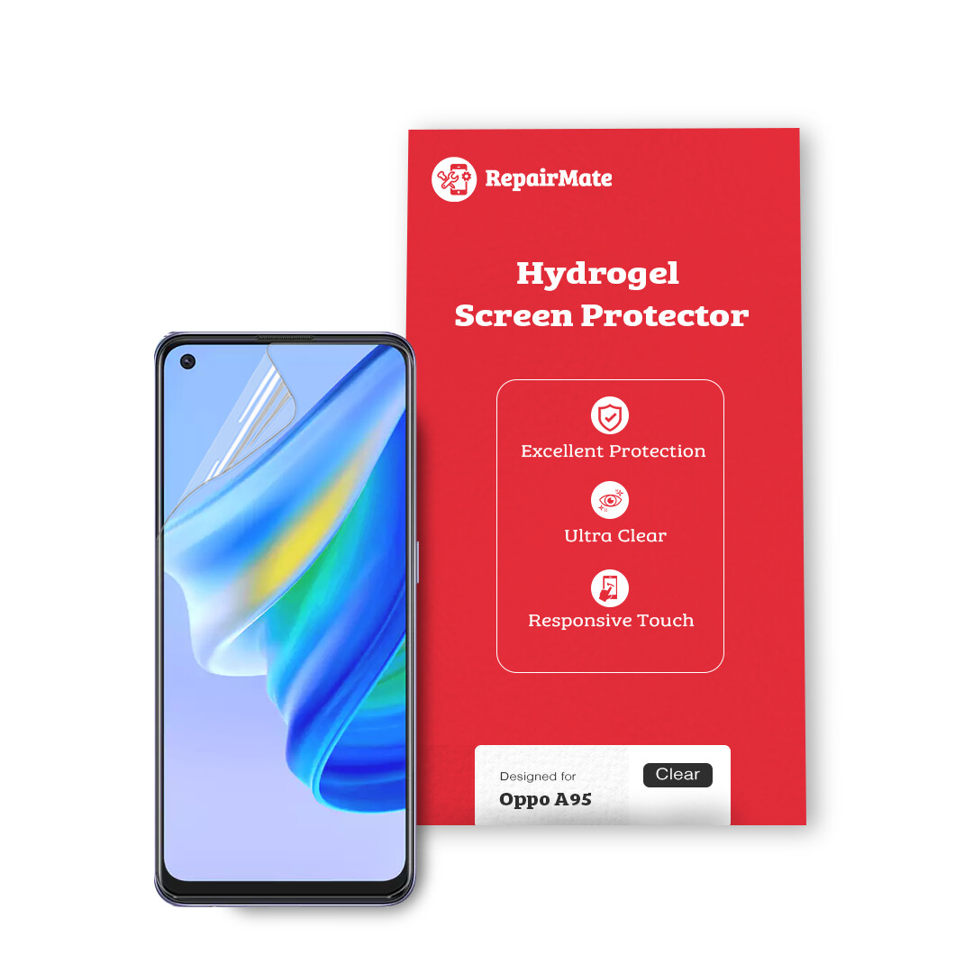 Oppo A95 Premium Hydrogel Screen Protector [2 Pack]