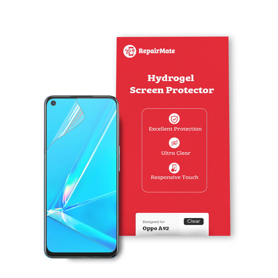 Oppo A92 Premium Hydrogel Screen Protector [2 Pack]