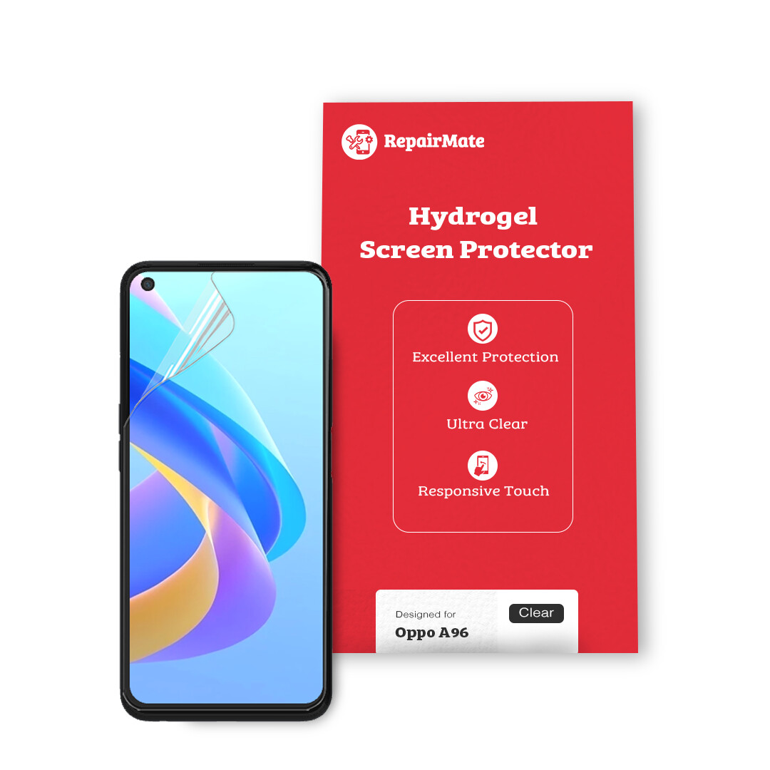 Oppo A96 Premium Hydrogel Screen Protector [2 Pack]