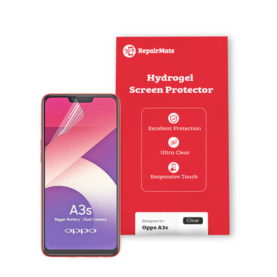 Oppo A3s Premium Hydrogel Screen Protector [2 Pack]