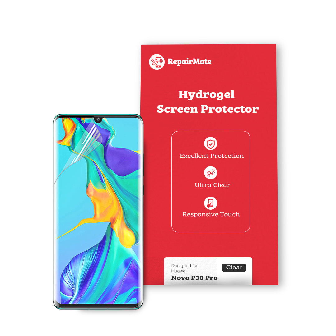 Huawei P30 Pro Premium Hydrogel Screen Protector [2 Pack]