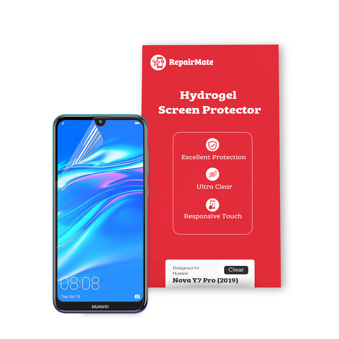 Huawei Y7 Pro (2019) Premium Hydrogel Screen Protector [2 Pack]