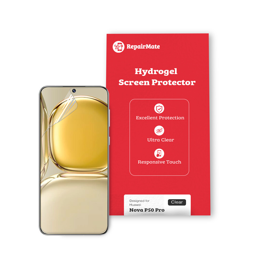 Huawei P50 Pro Premium Hydrogel Screen Protector [2 Pack]